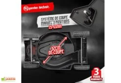 Tondeuse électrique 1300 W + Coupe-bordure électrique 250 W -Outils De Jardinage tondeuse electrique 1300w elem garden tde3213cb22 coupe 32cm