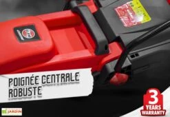 Tondeuse à Gazon électrique 1300 W 32 Cm + Bac 25 L -Outils De Jardinage tondeuse gazon electrique elem garden ltde1332 22 poignee transport