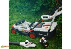 Kit Tondeuse électrique + Coupe-bordure électrique + Souffleur 20 V 5 Kit Tondeuse électrique + Coupe-bordure électrique + Souffleur 20 V -Outils De Jardinage tondeuse gazon electrique materiel jardinage