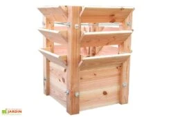 Tour De Culture Verticale En Bois De Mélèze 65 X 73 Cm