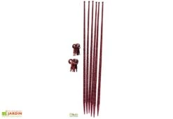 Lot De 6 Tuteurs Avec Attaches 180 Cm - Mikado 8 Lot De 6 Tuteurs Avec Attaches 180 Cm - Mikado -Outils De Jardinage tuteur attache cerise