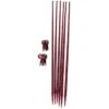 Tuteur Avec Attaches Mikado Cerise 150 Cm (Lot De 6) 2 Tuteur Avec Attaches Mikado Cerise 150 Cm (Lot De 6) -Outils De Jardinage tuteur visuel rouge