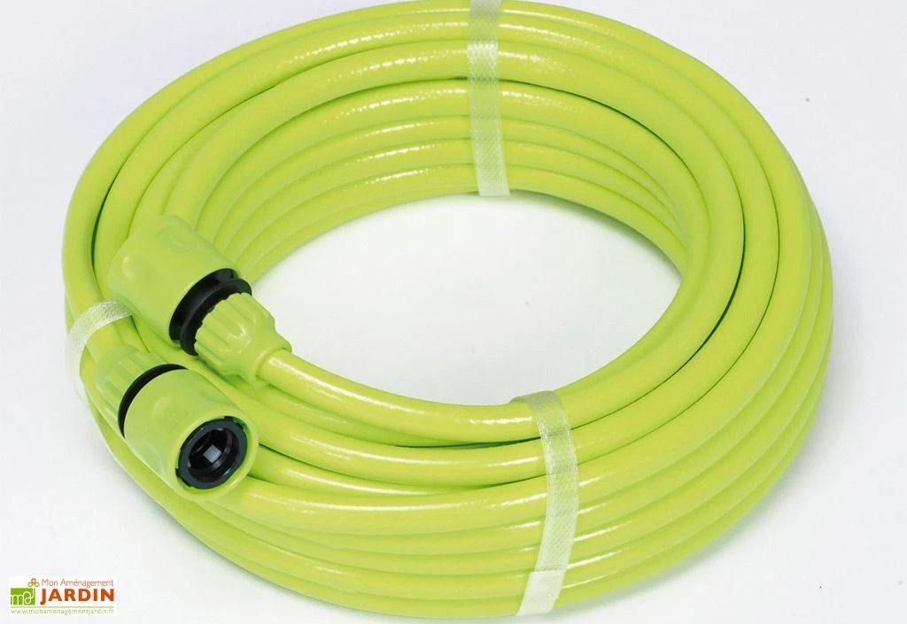 Tuyau D’arrosage En PVC – 14 M 3 Tuyau D’arrosage En PVC – 14 M