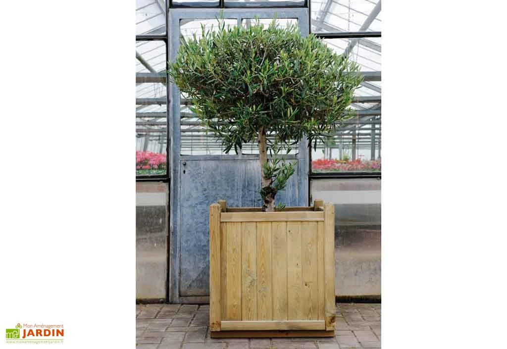 Bac à Fleurs Vendôme 60 Maxi Volume (60x60x65) 4 Bac à Fleurs Vendôme 60 Maxi Volume (60x60x65) – Image 2