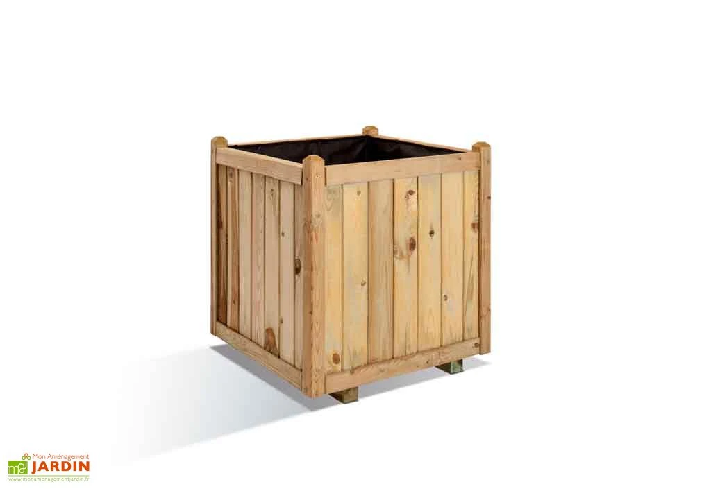 Bac à Fleurs Vendôme 60 Maxi Volume (60x60x65) 3 Bac à Fleurs Vendôme 60 Maxi Volume (60x60x65)