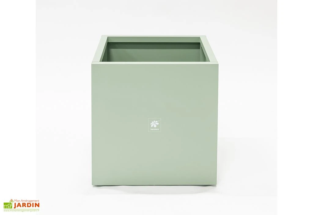 Jardinière Cube Vert Cactus En Métal Thermolaqué – 50 X 50 X 50 Cm 4 Jardinière Cube Vert Cactus En Métal Thermolaqué – 50 X 50 X 50 Cm – Image 2